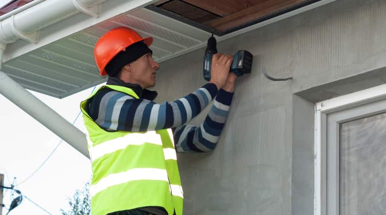 installing a soffit in Bristol